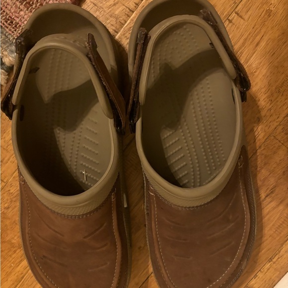 COPY - Crocs green and leather men’s size 13 - Picture 3 of 6